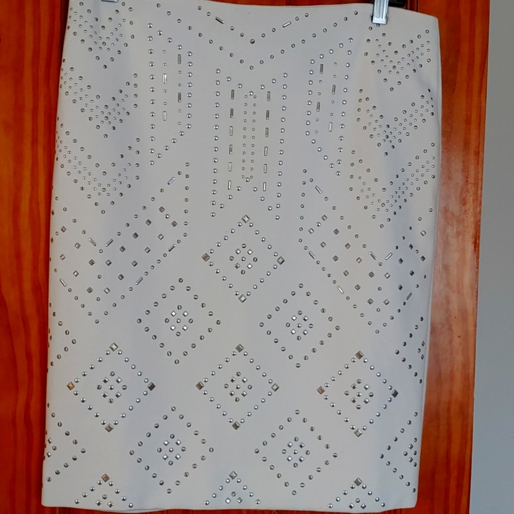 Studded Pencil Skirt